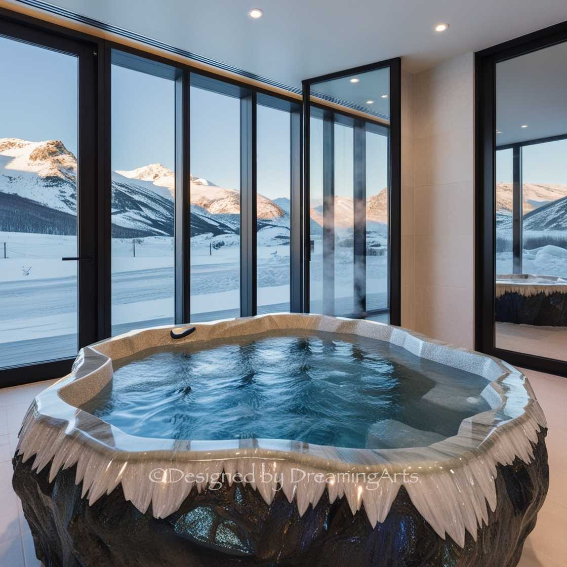 Gem And Crystal Bathtub