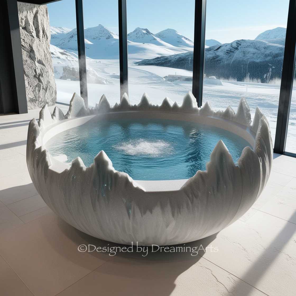 Gem And Crystal Bathtub