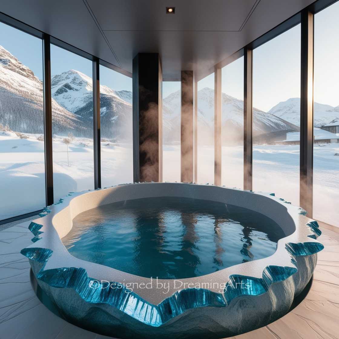 Gem And Crystal Bathtub