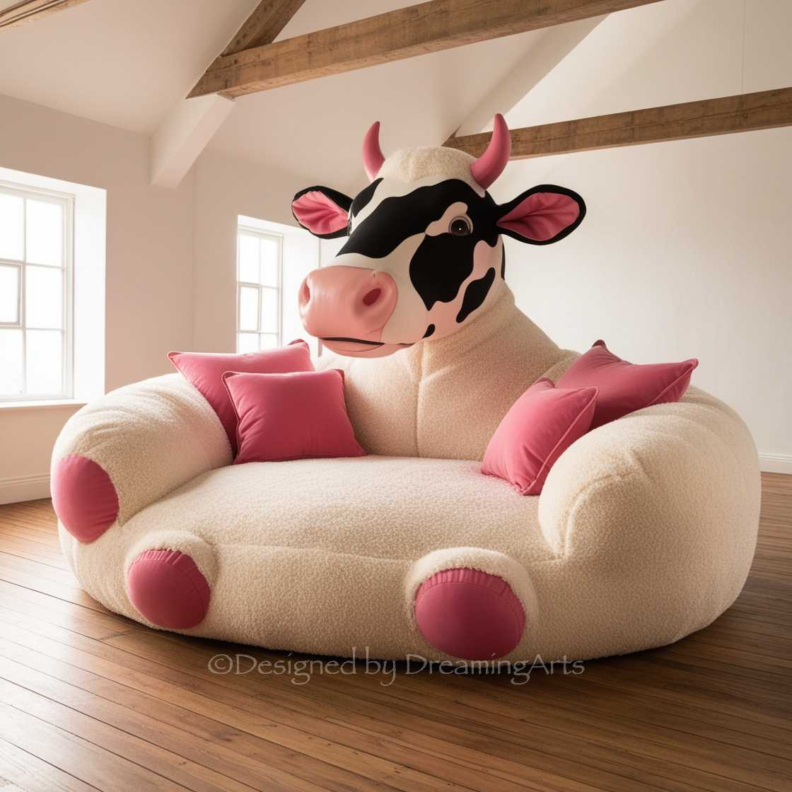 Giant Cow Lounger