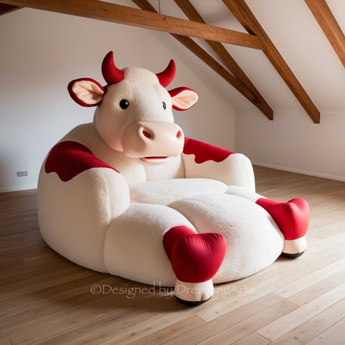 Giant Cow Lounger