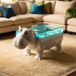 Hippo Aquarium Coffee Tables