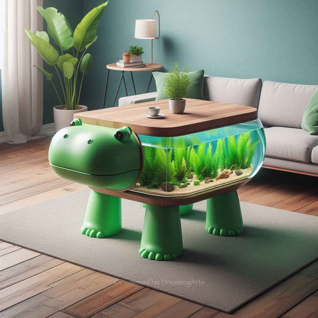 Hippo Aquarium Coffee Tables