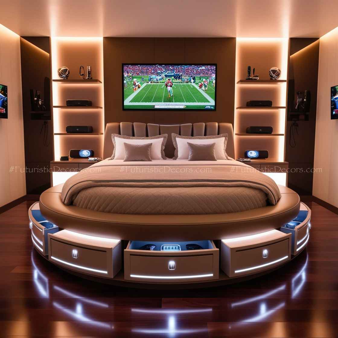 Giant TV Beds