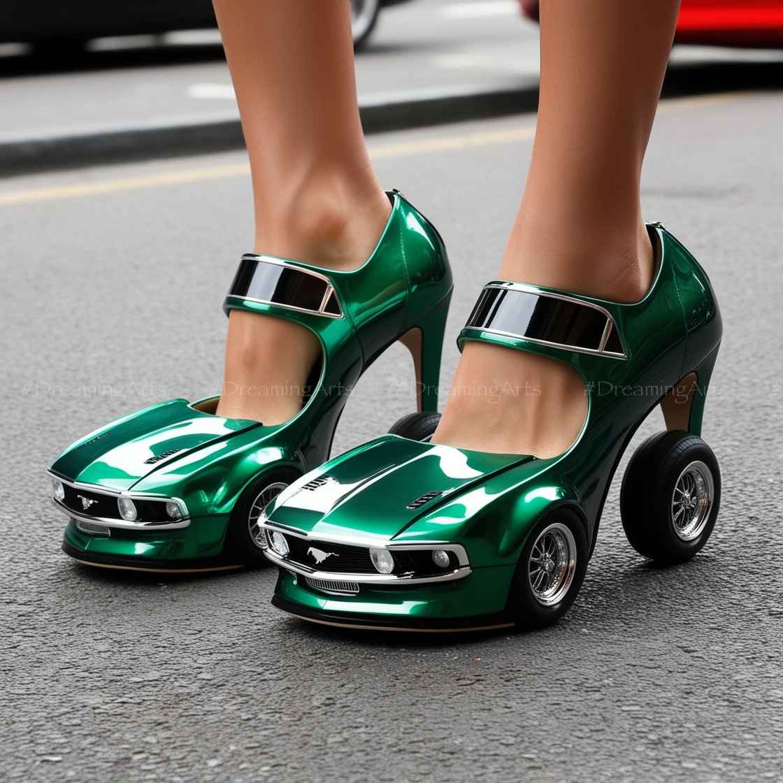 Mustang Inspired High Heels