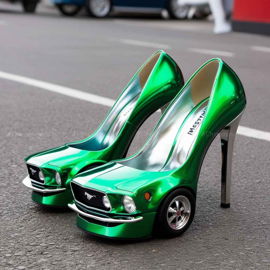 Mustang Inspired High Heels