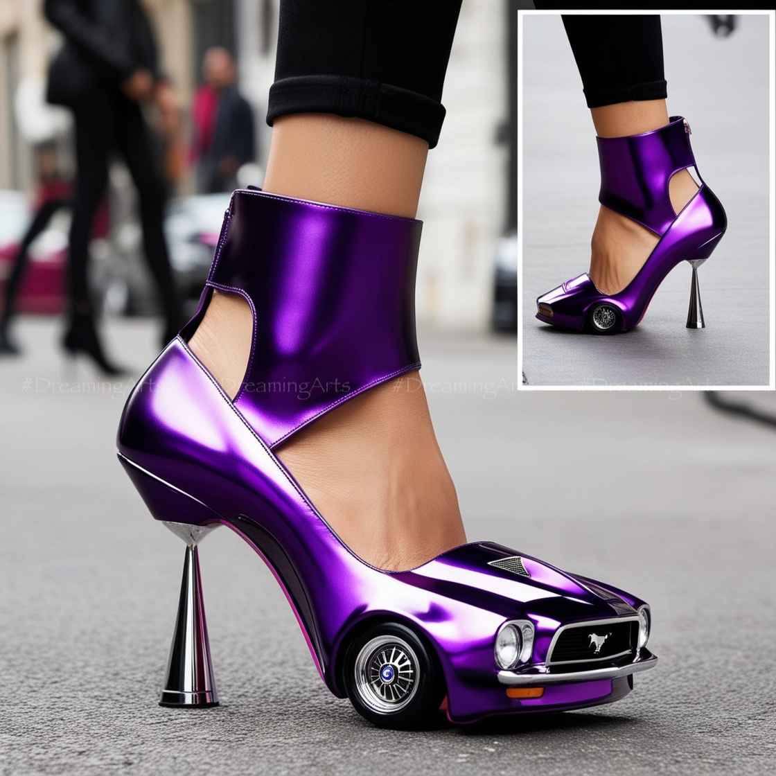 Mustang Inspired High Heels