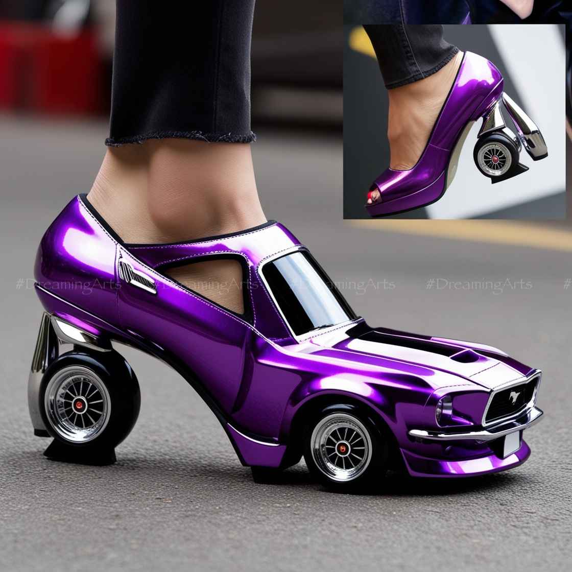 Mustang Inspired High Heels