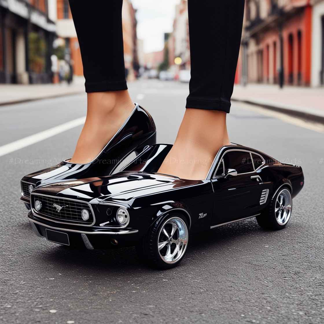 Mustang Shaped High Heels