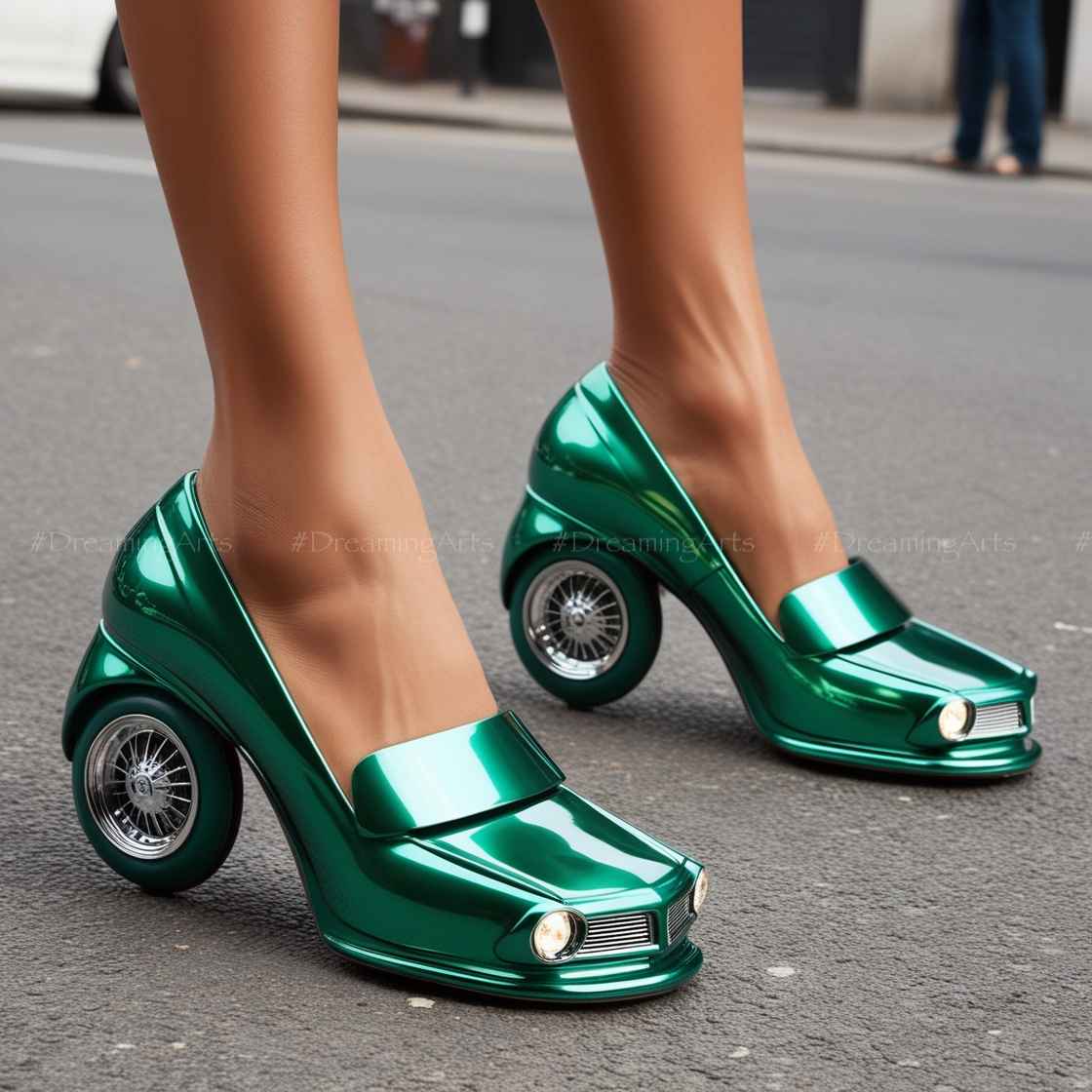 Mustang Shaped High Heels