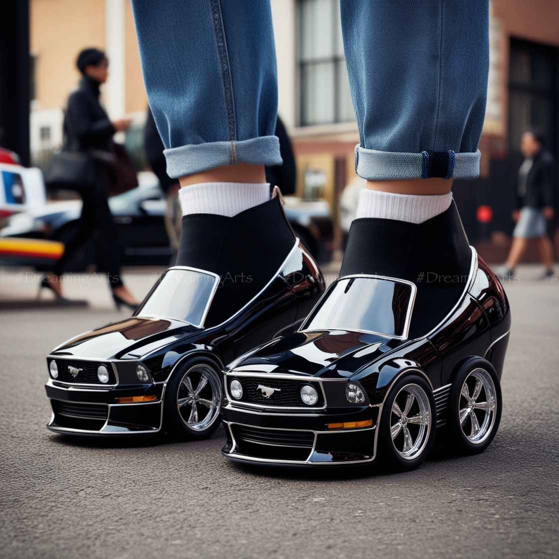 Mustang Inspired High Heels