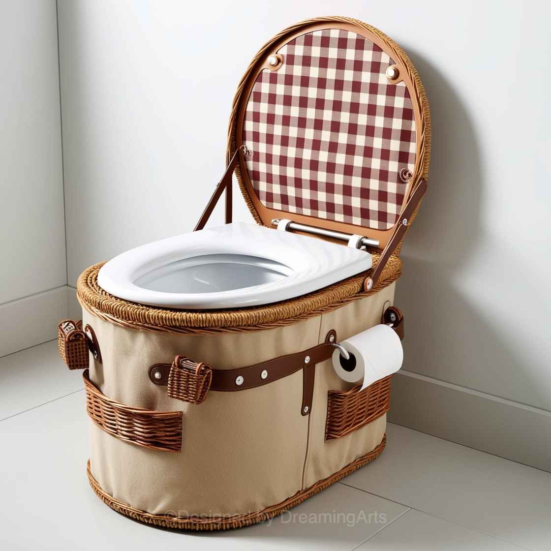 Picnic Basket Toilet