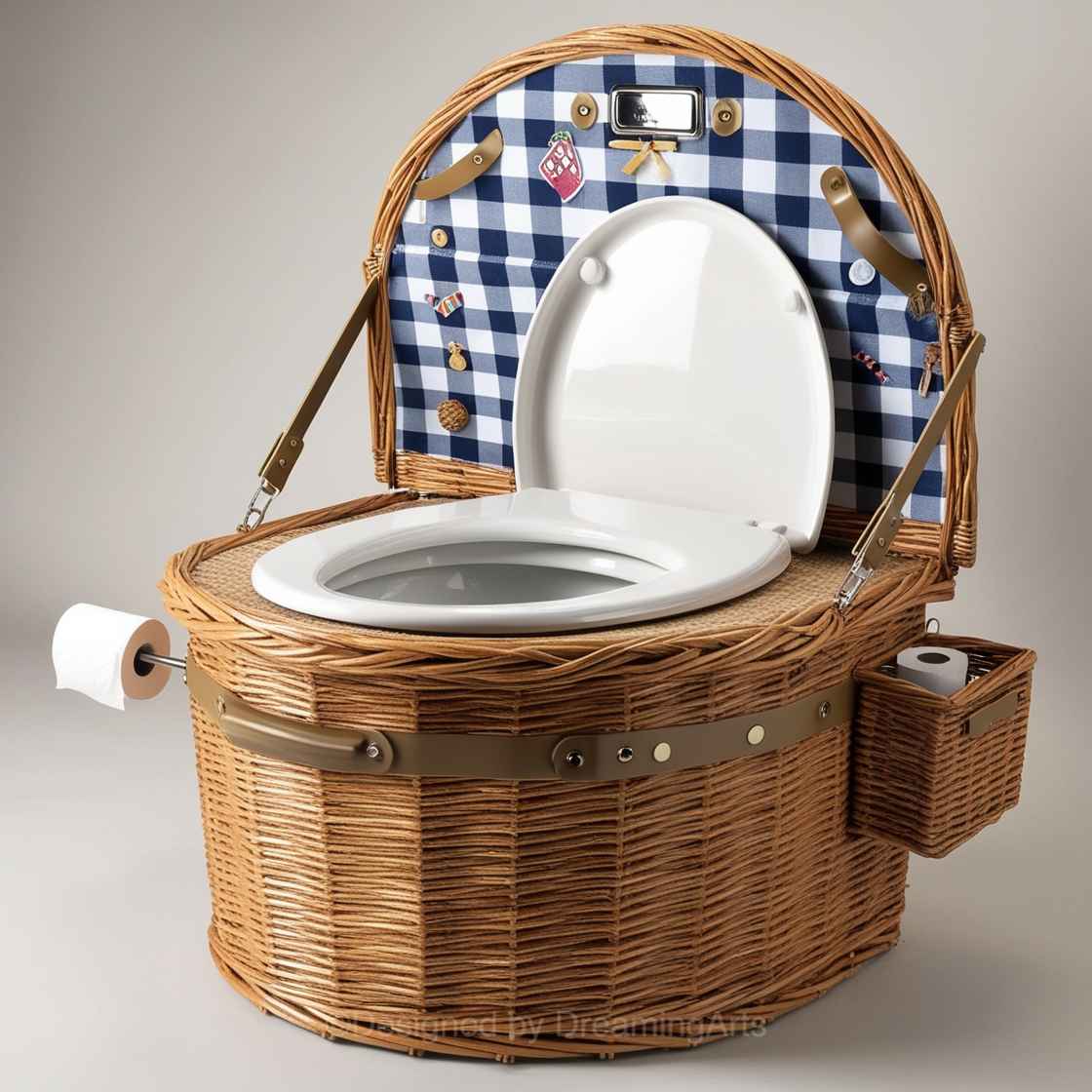 Picnic Basket Toilet