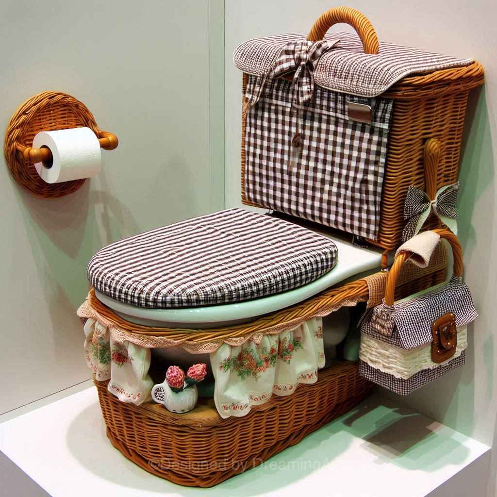 Picnic Basket Toilet