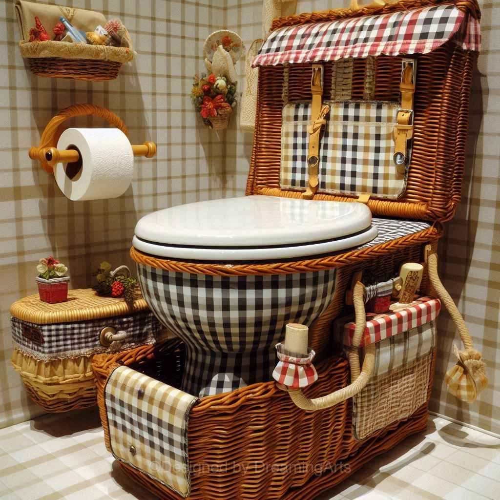 Picnic Basket Toilet