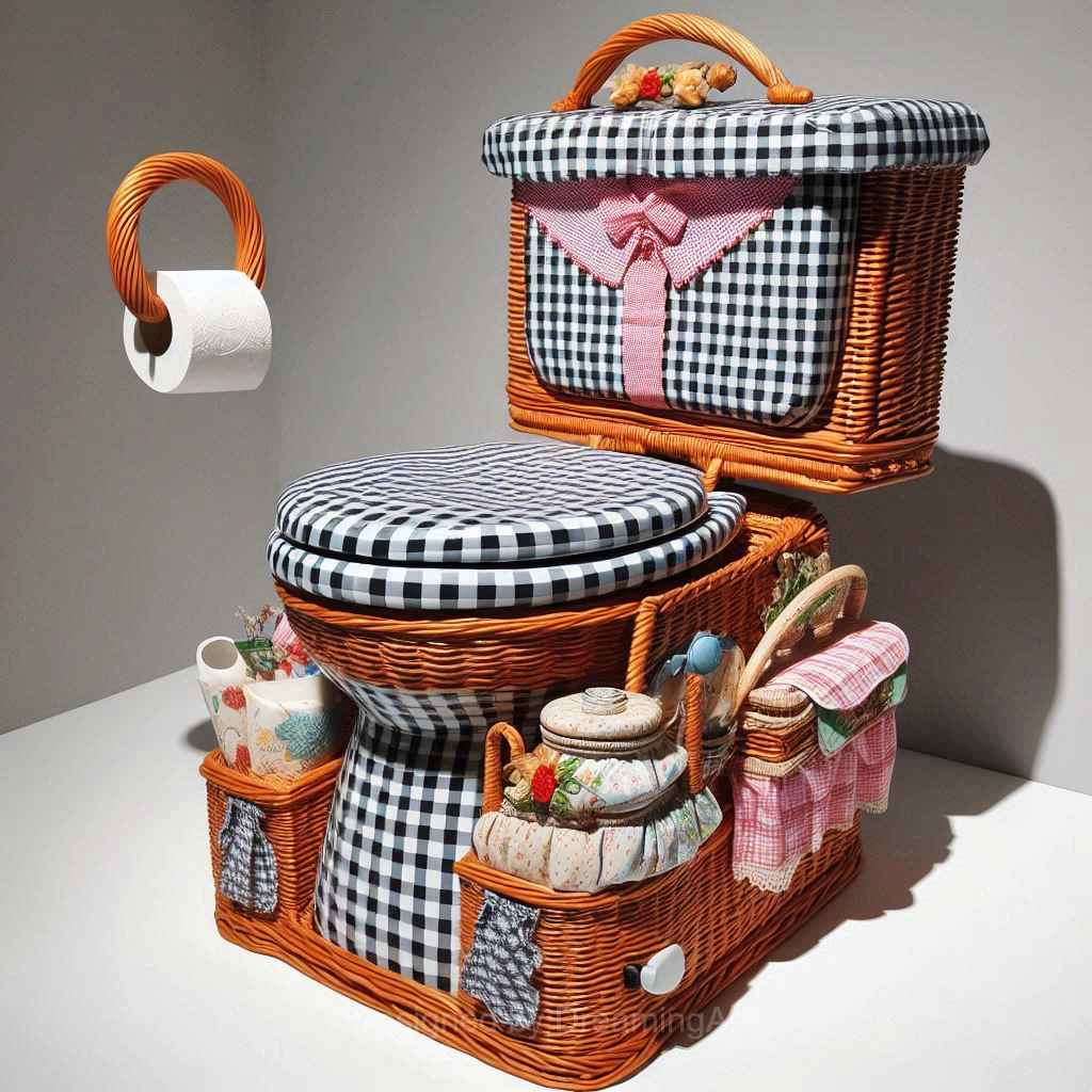 Picnic Basket Toilet