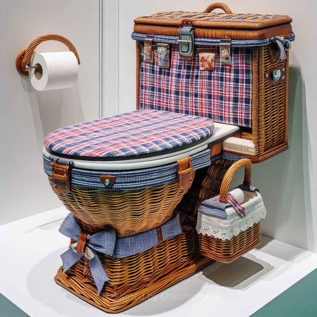 Picnic Basket Toilet