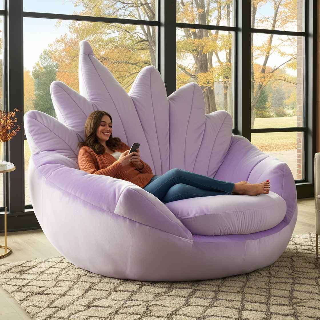 Purple Autumn Leaf Lounger