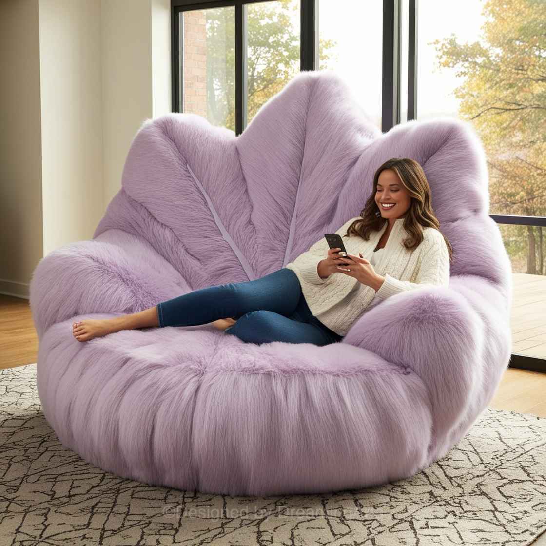 Purple Autumn Leaf Lounger