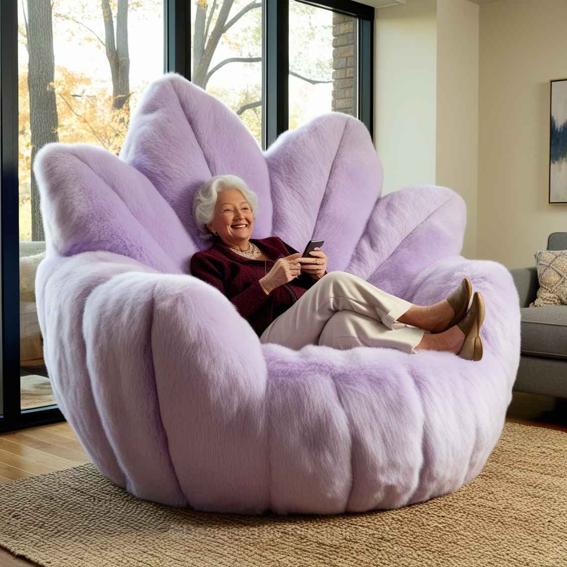 Purple Autumn Leaf Lounger