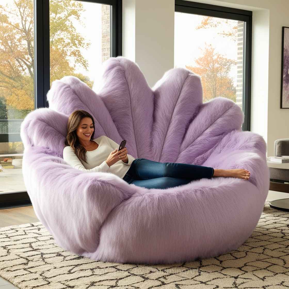 Purple Autumn Leaf Lounger