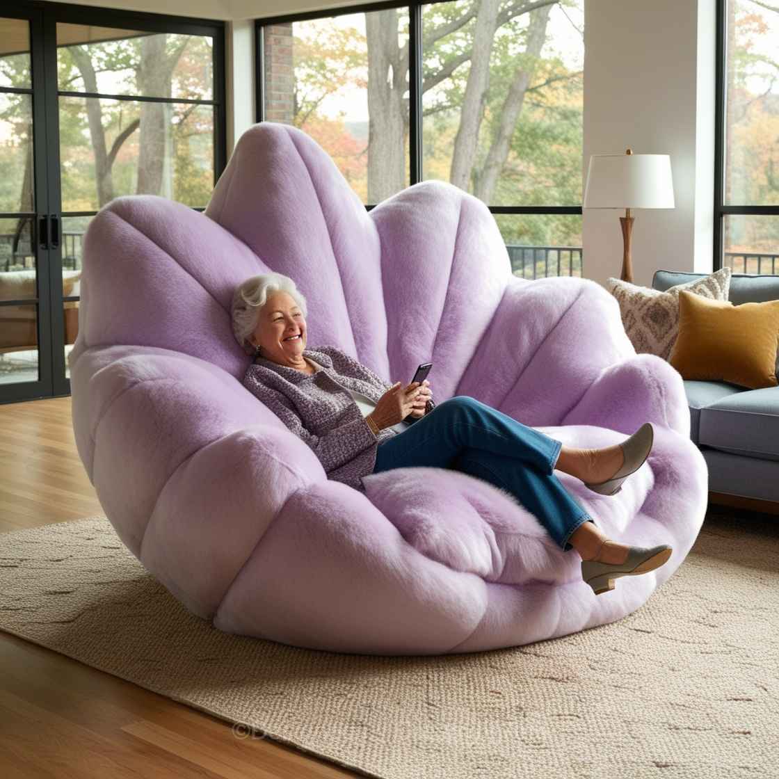 Purple Autumn Leaf Lounger