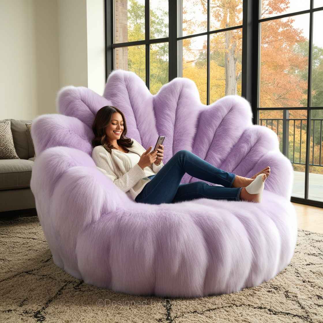 Purple Autumn Leaf Lounger