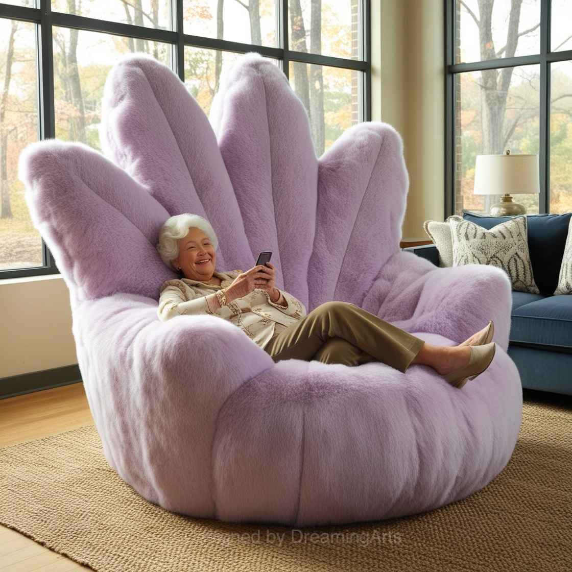 Purple Autumn Leaf Lounger