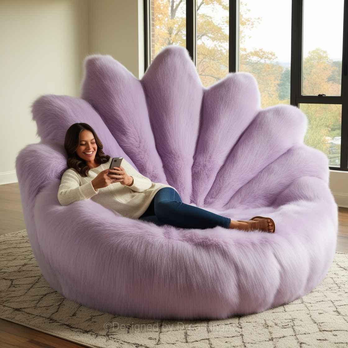 Purple Autumn Leaf Lounger