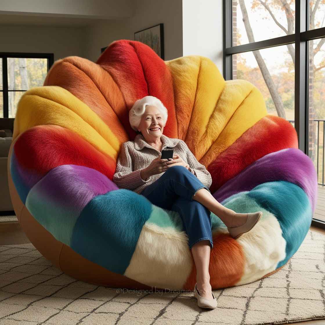 Rainbow Leaf Lounger