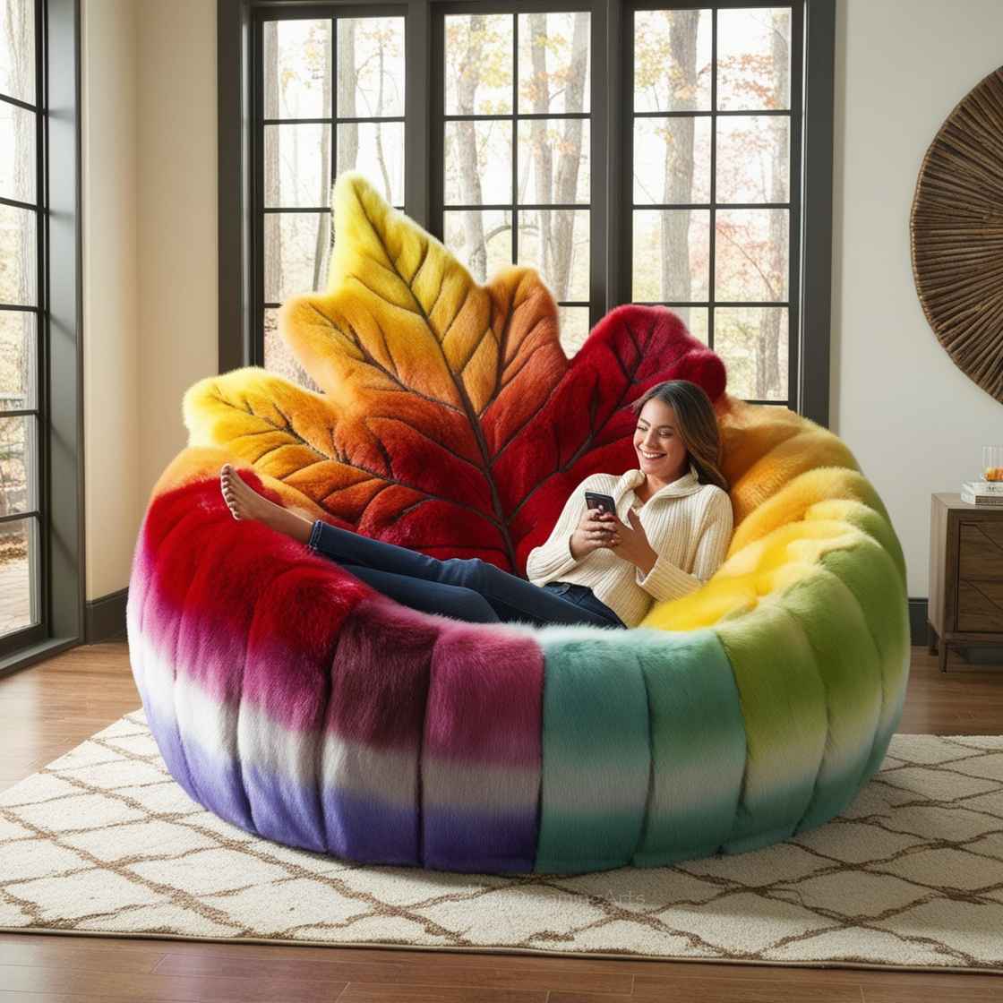 Rainbow Leaf Lounger