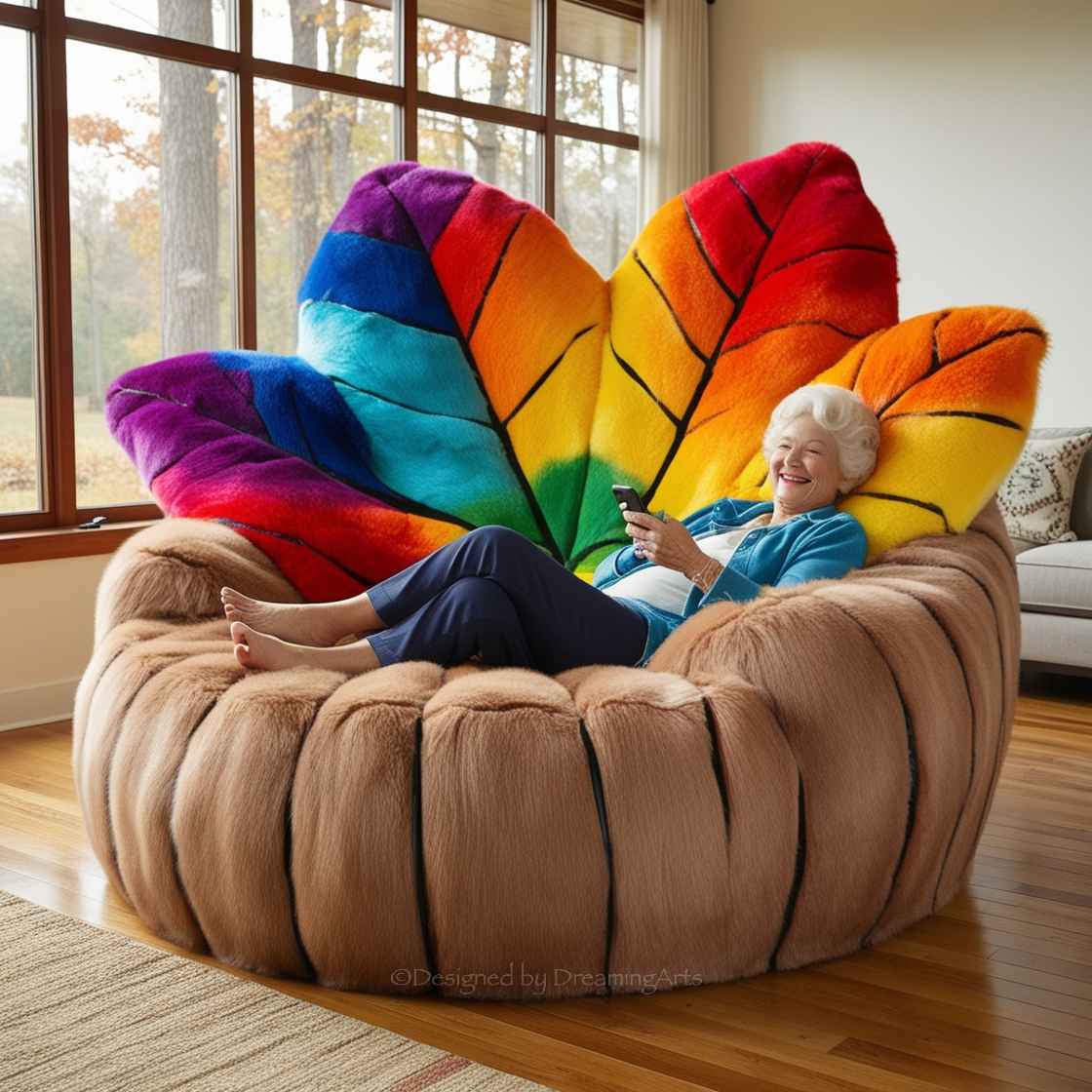 Rainbow Leaf Lounger