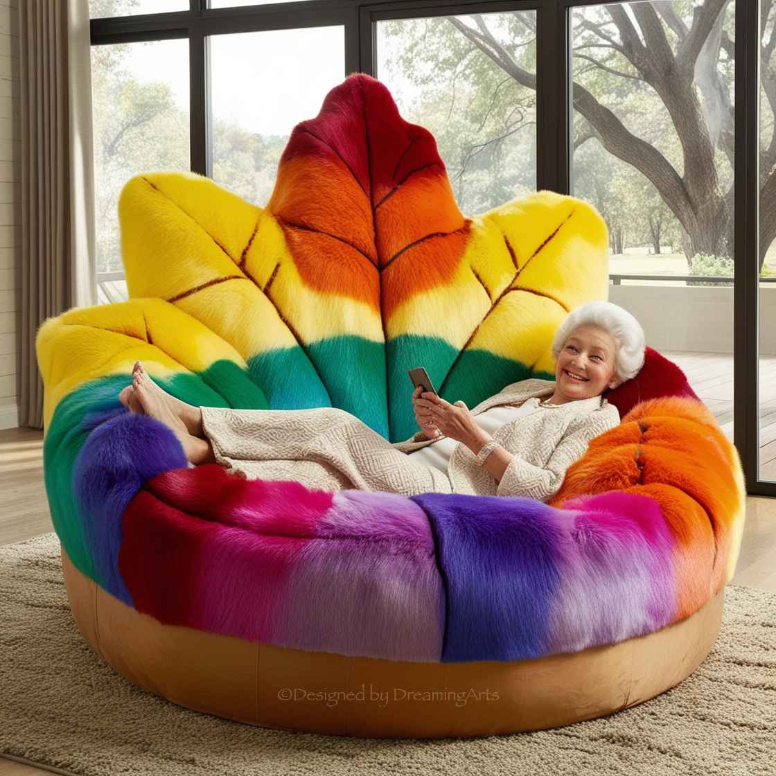 Rainbow Leaf Lounger