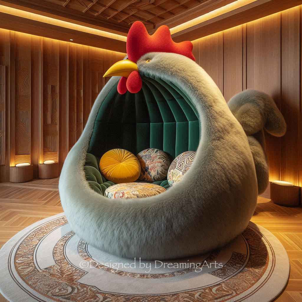 Rooster Lounging Den