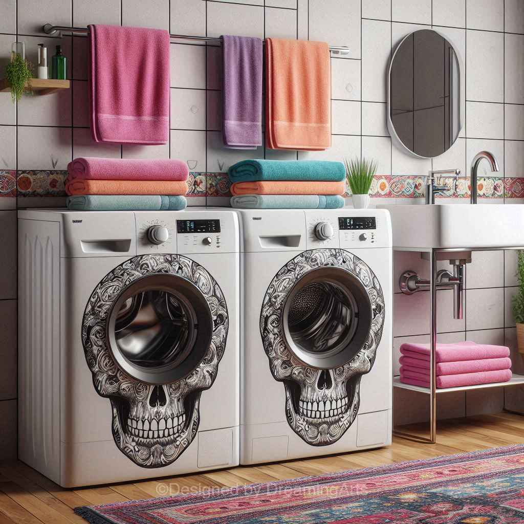 Skull Washer/Dryer Sets