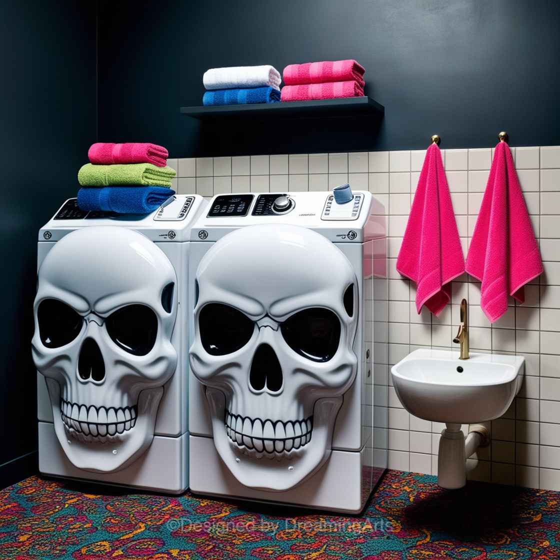 Skull Washer/Dryer Sets