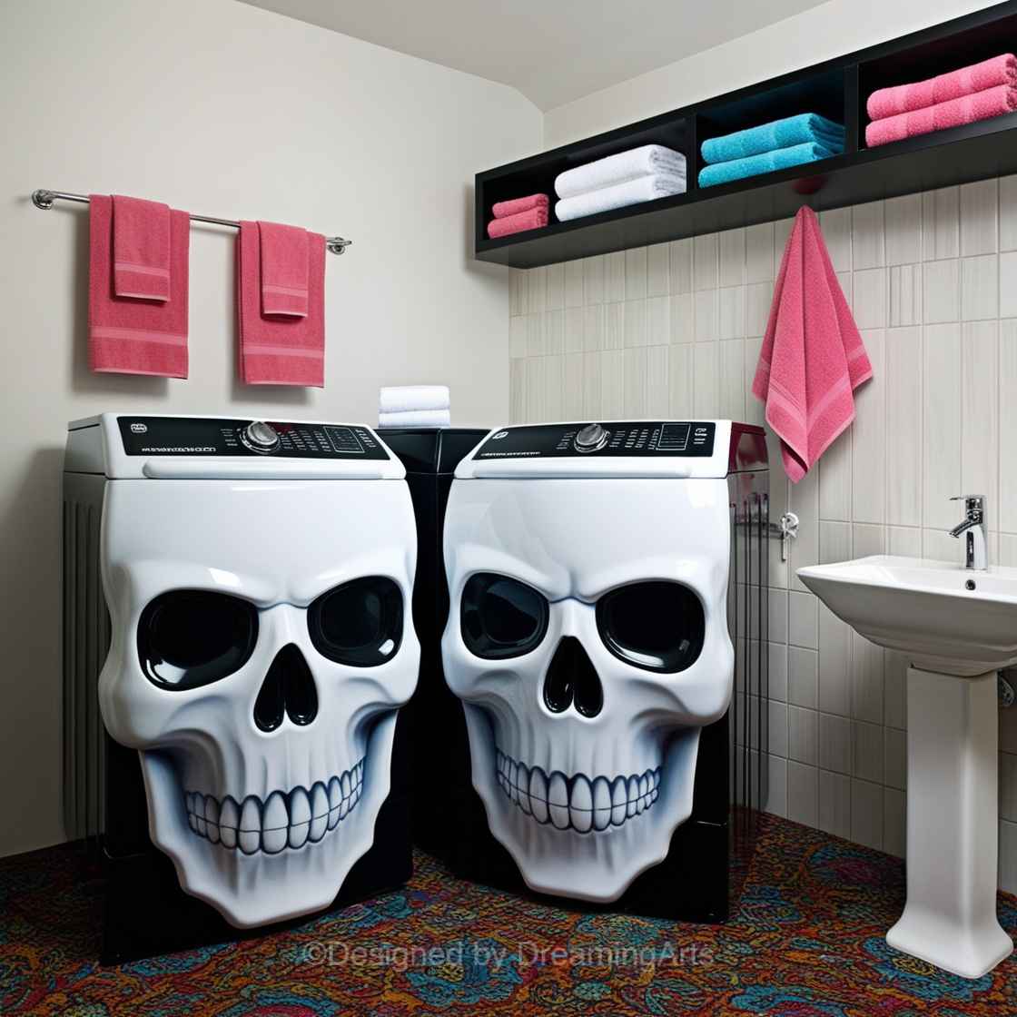 Skull Washer/Dryer Sets