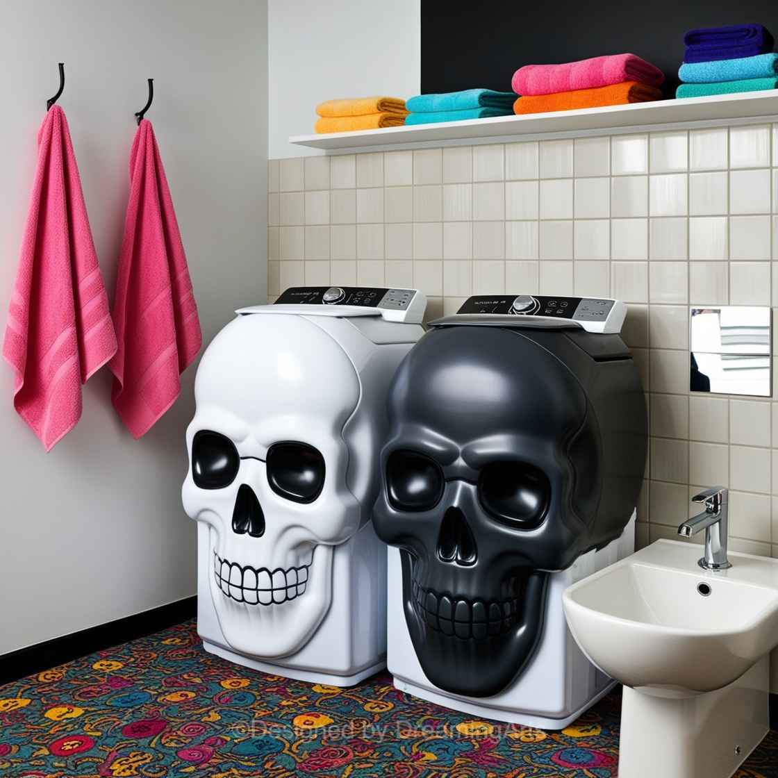 Skull Washer/Dryer Sets