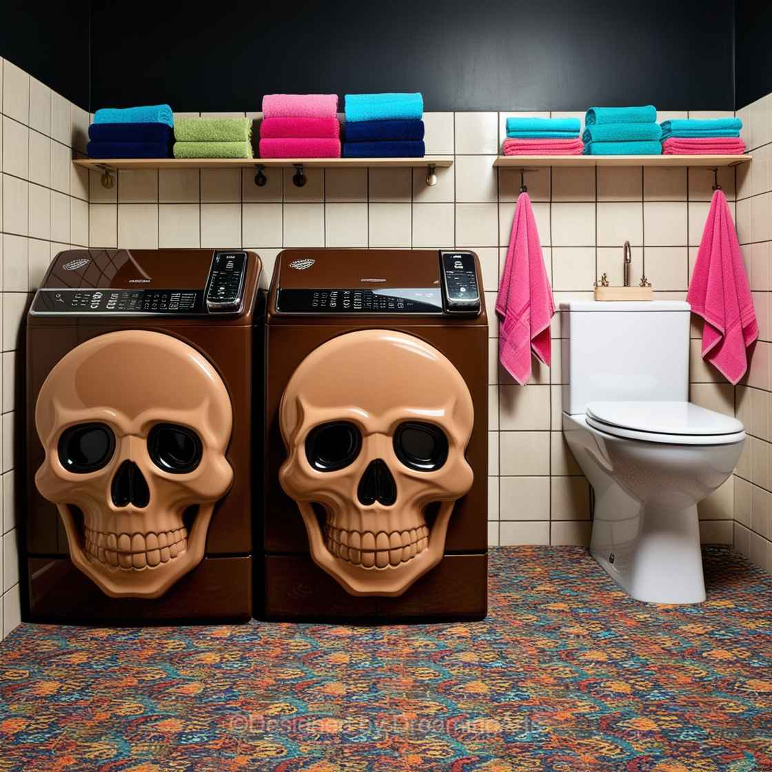 Skull Washer/Dryer Sets