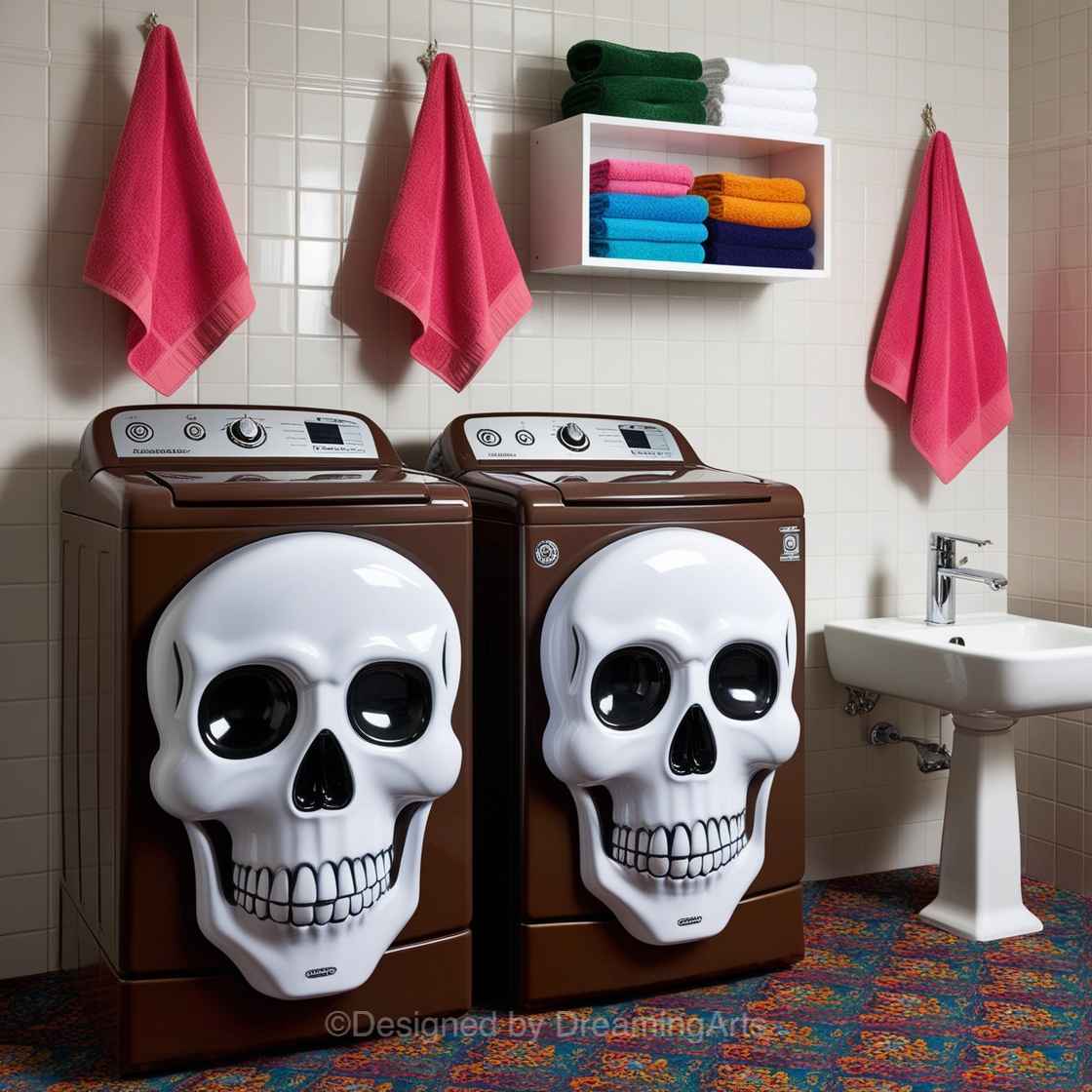 Skull Washer/Dryer Sets