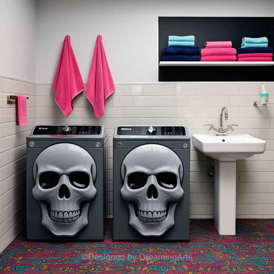 Skull Washer/Dryer Sets