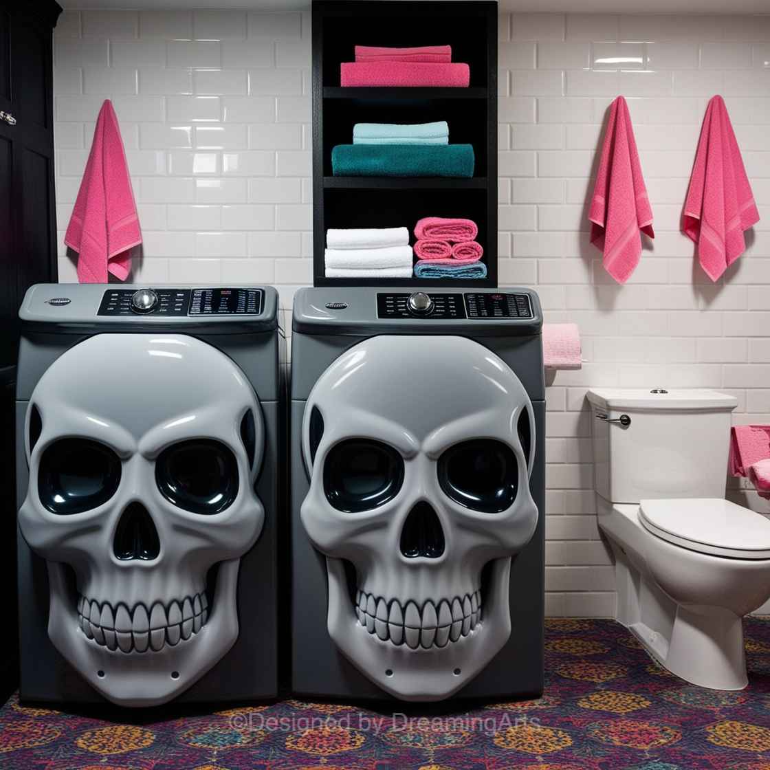 Skull Washer/Dryer Sets