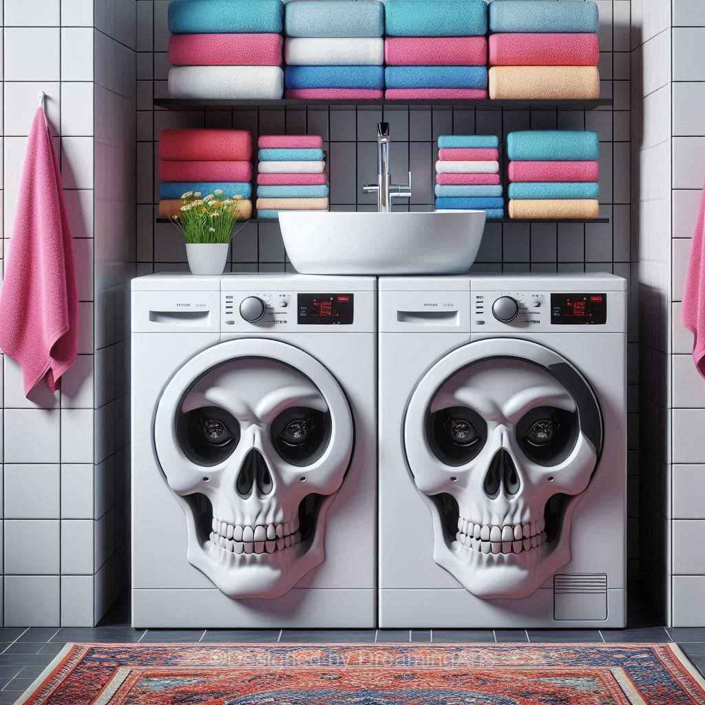 Skull Washer/Dryer Sets