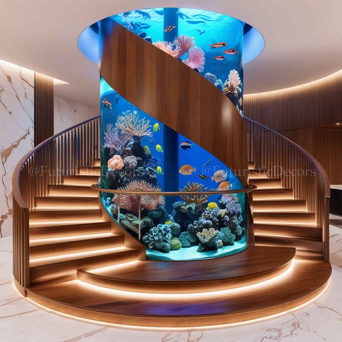 Spiral Staircase Aquarium