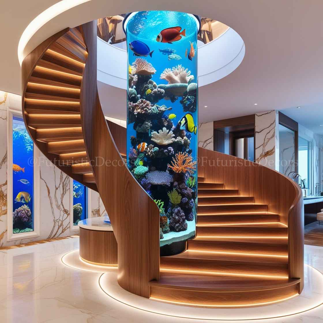 Spiral Staircase Aquarium