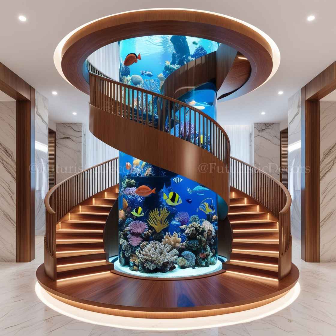 Spiral Staircase Aquarium