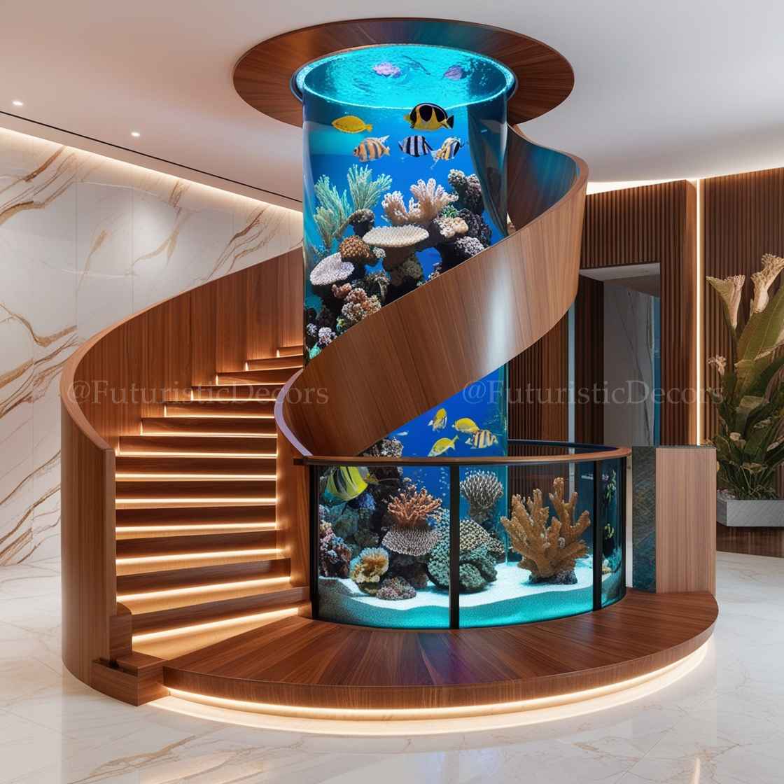 Spiral Staircase Aquarium