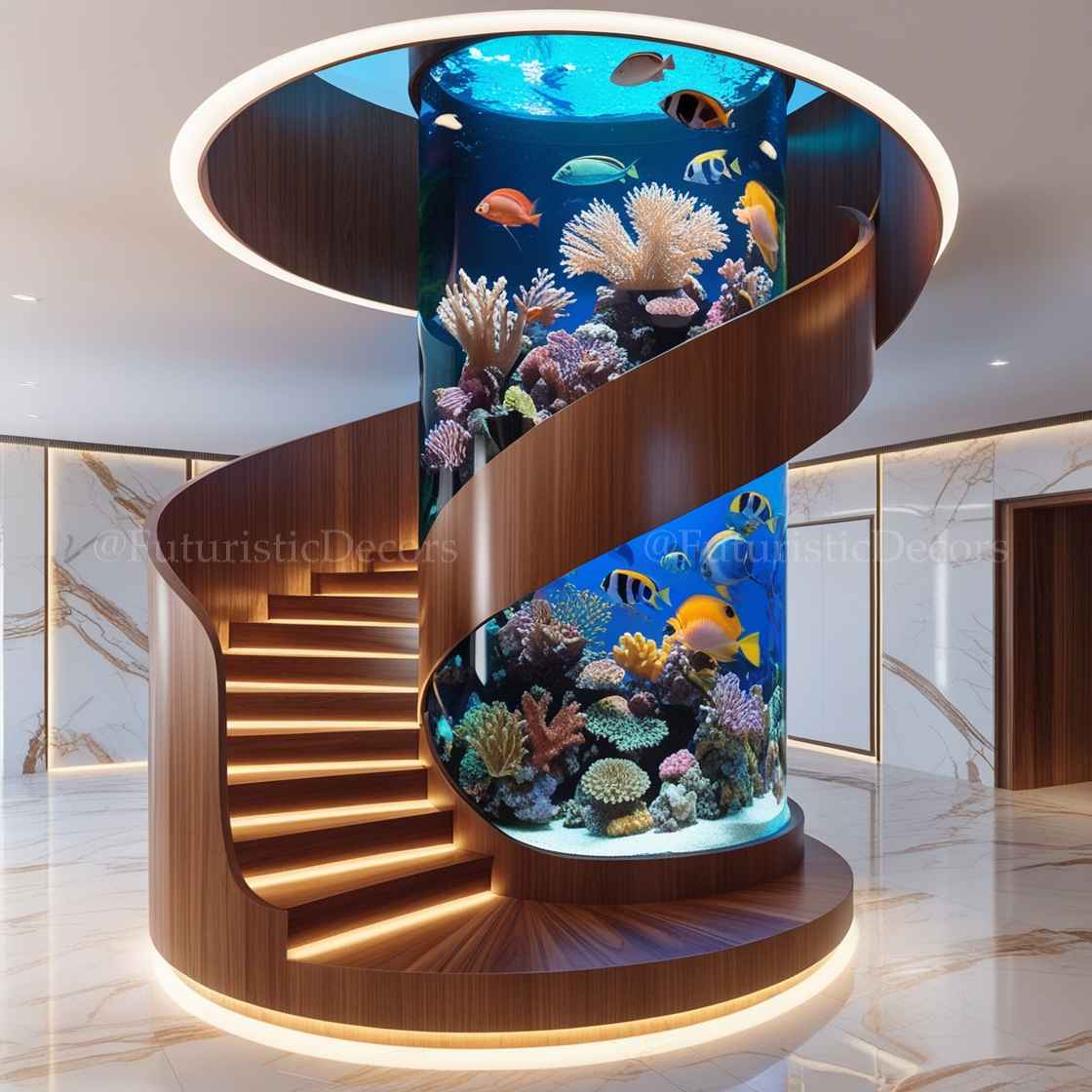 Spiral Staircase Aquarium