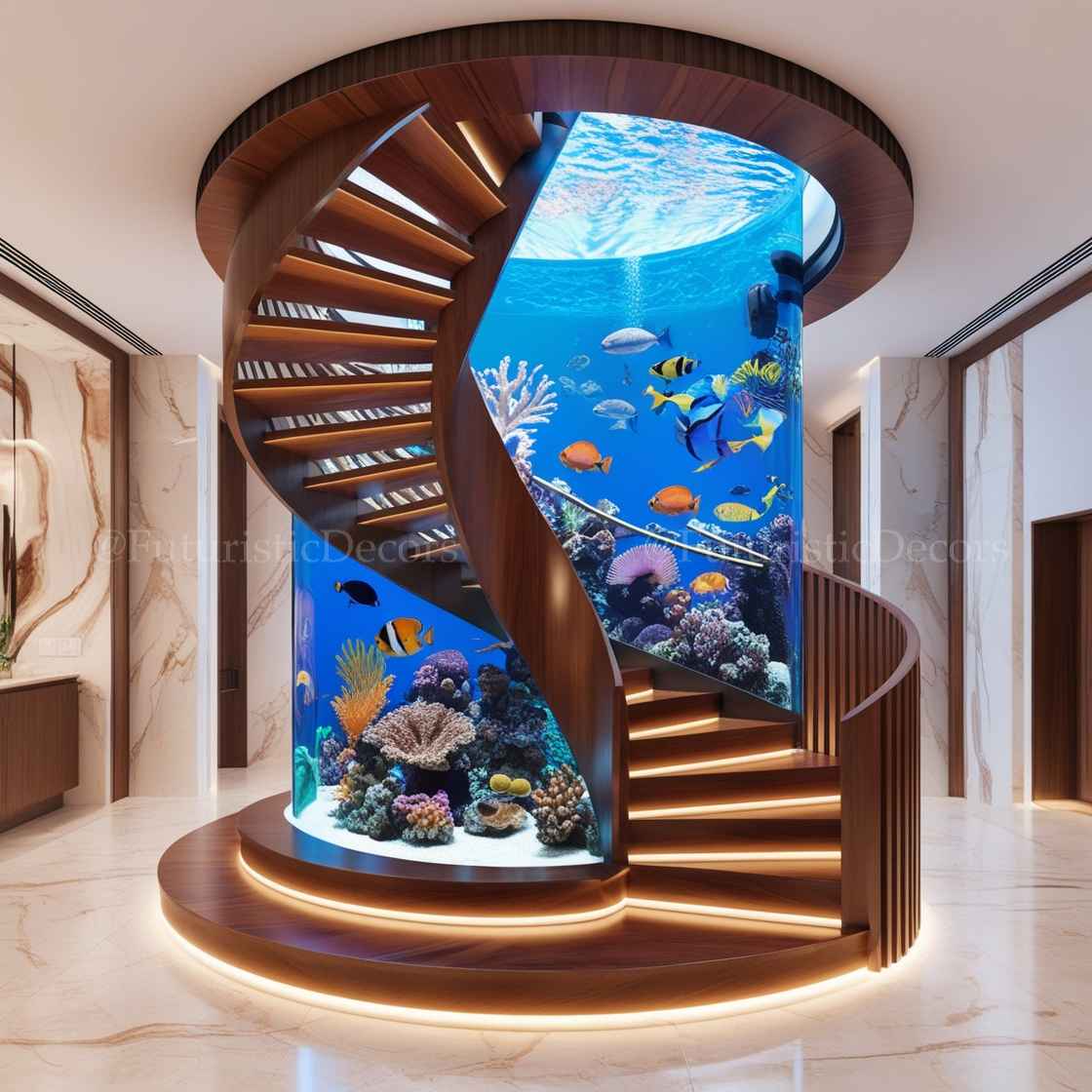 Spiral Staircase Aquarium