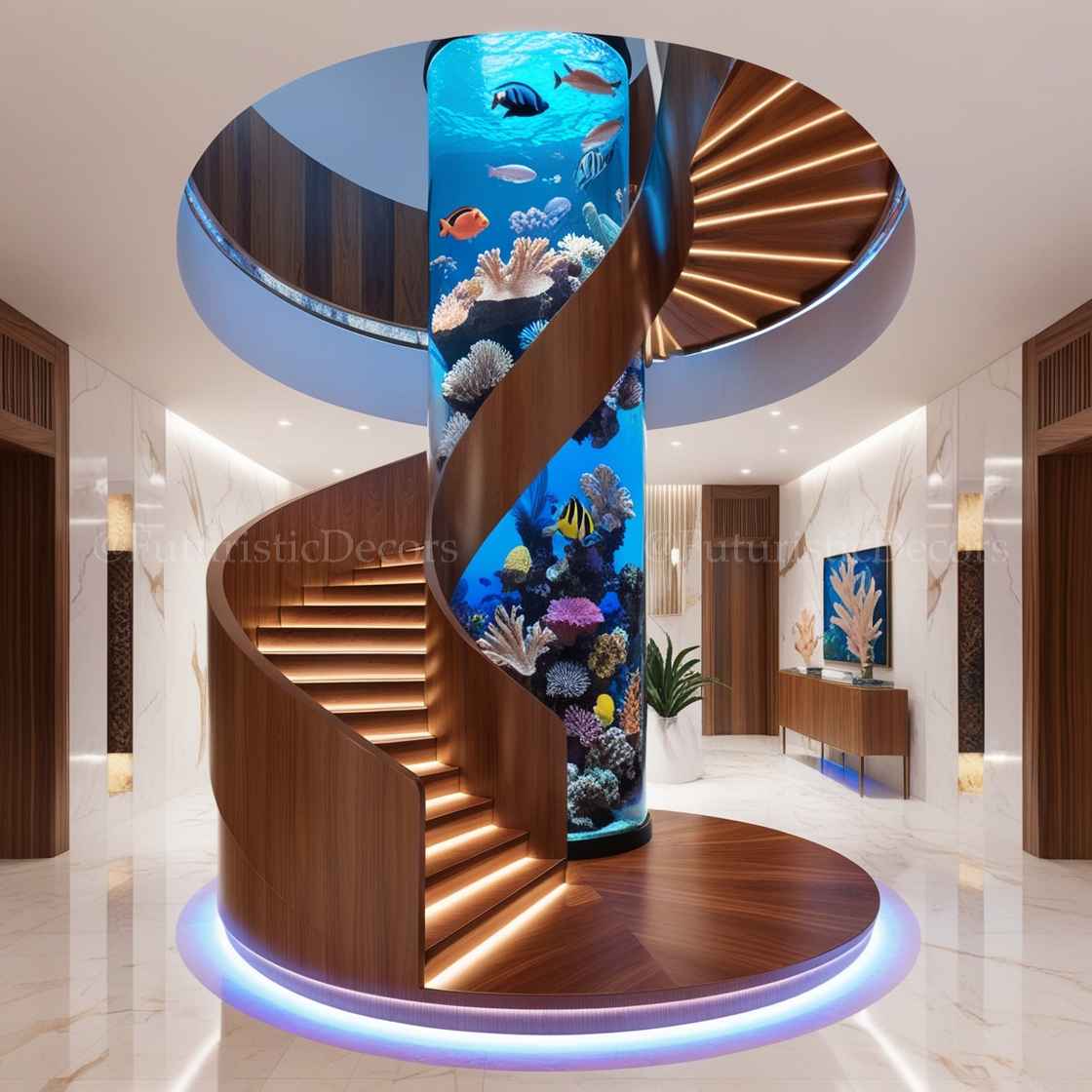 Spiral Staircase Aquarium